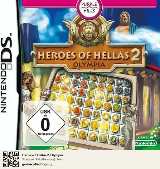 Heroes of Hellas 2: Olympia Nintendo DS, Germany box front