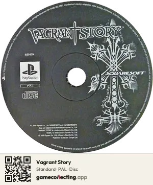 Vagrant Story PlayStation, PAL disc