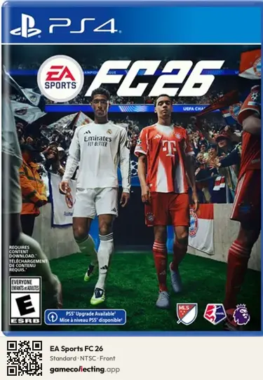 EA Sports FC 26 PlayStation 4, NTSC box front