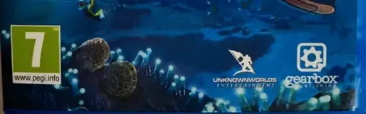 Subnautica, the PEGI square on its front