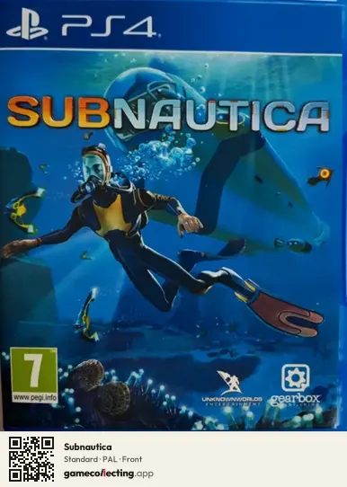 Subnautica PlayStation 4, PAL box front
