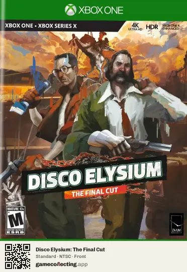 Disco Elysium: The Final Cut Xbox One, NTSC box front