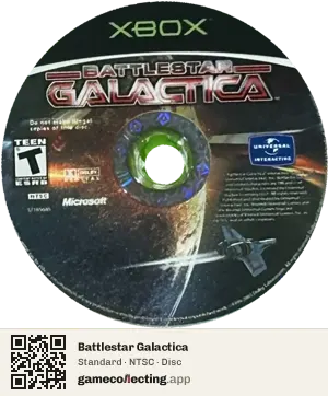 Battlestar Galactica Xbox, NTSC disc