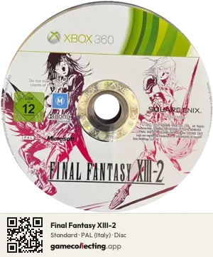 Final Fantasy XIII-2 Xbox 360, PAL disc