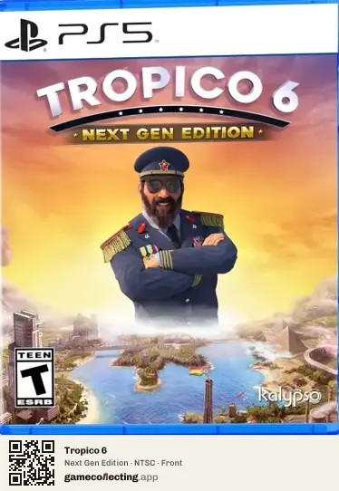 Tropico 6 PlayStation 5, NTSC box front