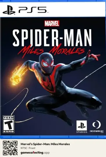 Marvel's Spider-Man: Miles Morales PlayStation 5, NTSC box front