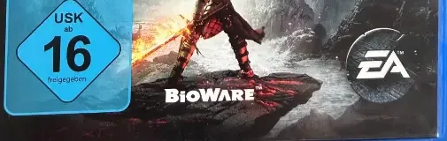 Dragon Age: Inquisition, the USK square on its front
