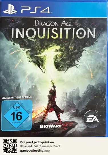 Dragon Age: Inquisition PlayStation 4, Germany box front