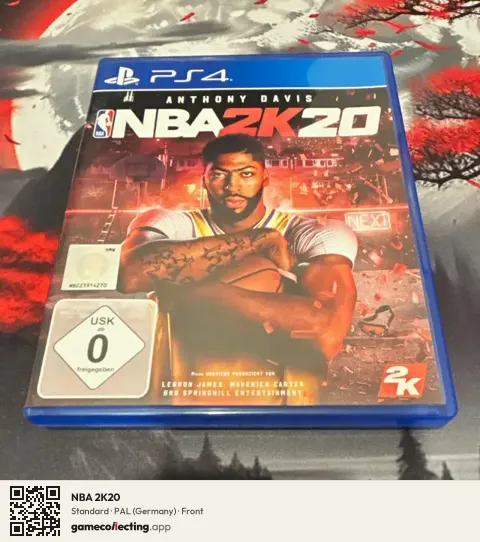 NBA 2K20 PlayStation 4, Germany box front