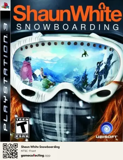 Shaun White Snowboarding PlayStation 3, NTSC box front