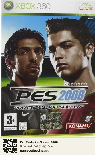 Pro Evolution Soccer 2008 Xbox 360, Italy box front