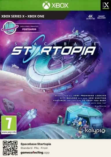 Spacebase Startopia Xbox Series X, PAL box front