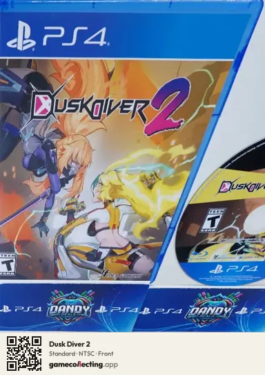 Dusk Diver 2 PlayStation 4, NTSC box front