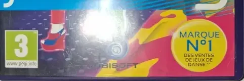 Just Dance 3, the PEGI square on its front