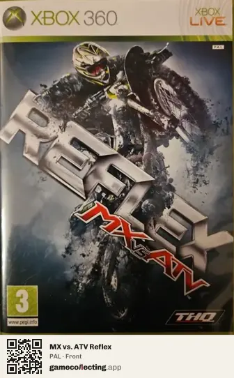 MX vs. ATV Reflex Xbox 360, PAL box front