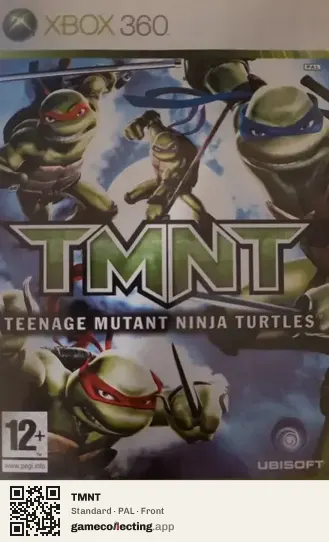 TMNT Xbox 360, PAL box front