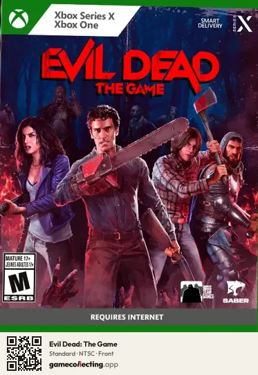 Evil Dead: The Game Xbox One, NTSC box front