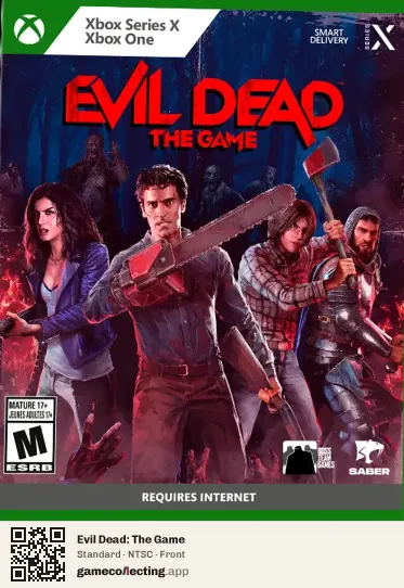 Evil Dead: The Game Xbox One, NTSC box front