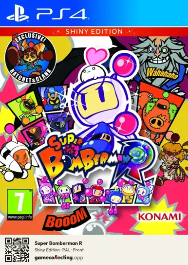 Super Bomberman R PlayStation 4, PAL box front