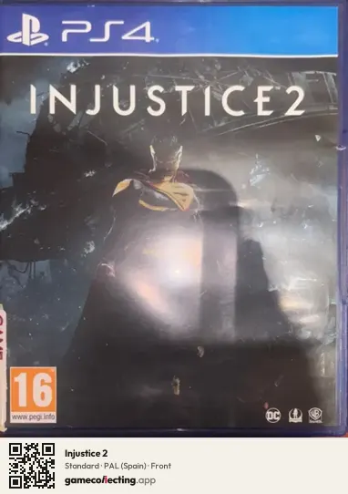 Injustice 2 PlayStation 4, Spain box front