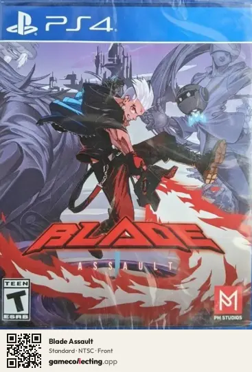 Blade Assault PlayStation 4, NTSC box front