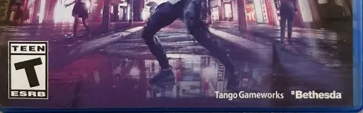 Ghostwire: Tokyo, the ESRB box on its front