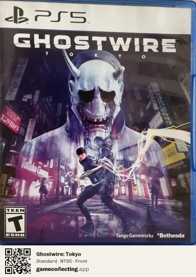 Ghostwire: Tokyo PlayStation 5, NTSC box front