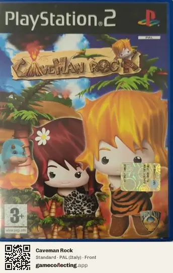 Caveman Rock PlayStation 2, Italy box front
