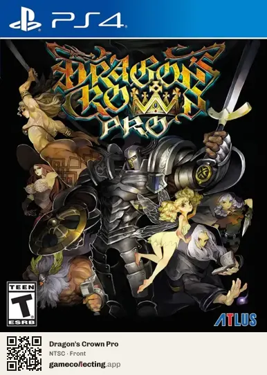 Dragon's Crown Pro PlayStation 4, NTSC box front