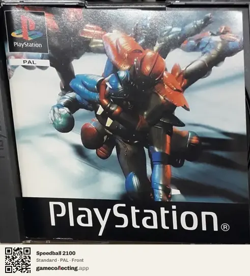Speedball 2100 PlayStation, PAL box front