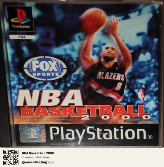 NBA Basketball 2000 PlayStation, PAL box front