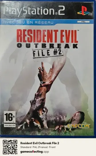 Resident Evil Outbreak File 2 PlayStation 2, France box front