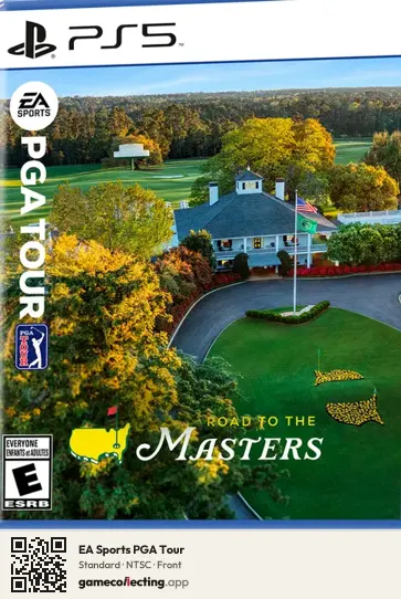 EA Sports PGA Tour PlayStation 5, NTSC box front