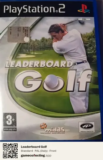 Leaderboard Golf PlayStation 2, Italy box front