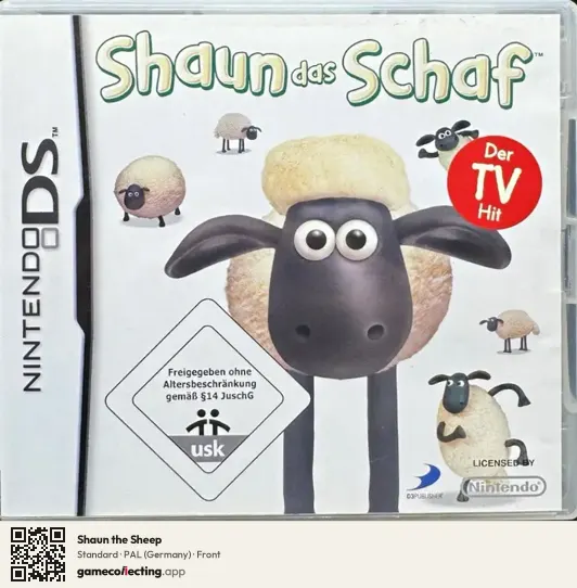 Shaun the Sheep Nintendo DS, Germany box front