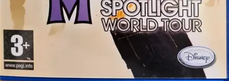 Hannah Montana: Spotlight World Tour, the PEGI square on its front