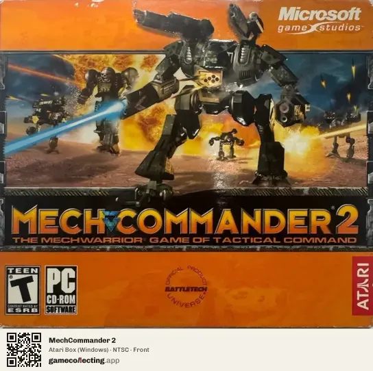 MechCommander 2 Computer, NTSC box front