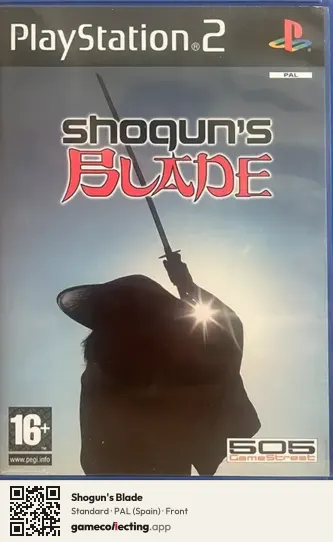 Shogun's Blade PlayStation 2, Spain box front