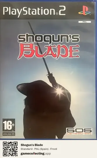 Shogun's Blade PlayStation 2, Spain box front