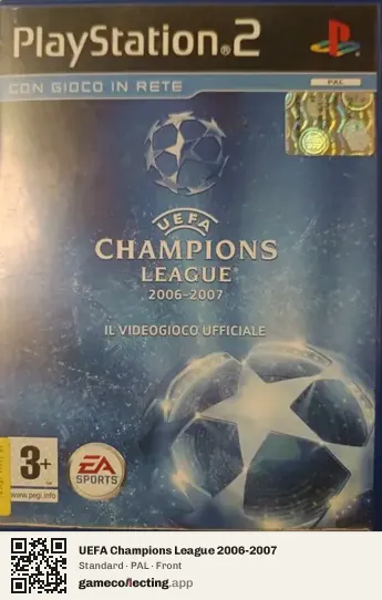 UEFA Champions League 2006-2007 PlayStation 2, PAL box front