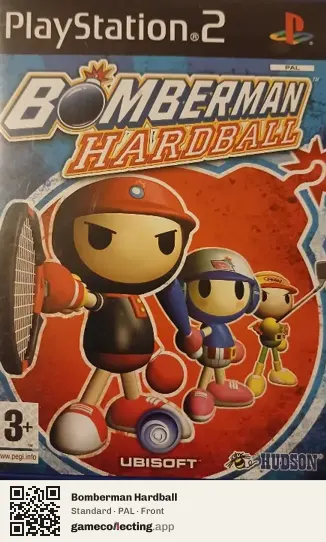 Bomberman Hardball PlayStation 2, PAL box front
