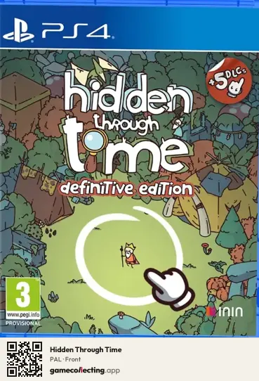 Hidden Through Time PlayStation 4, PAL box front