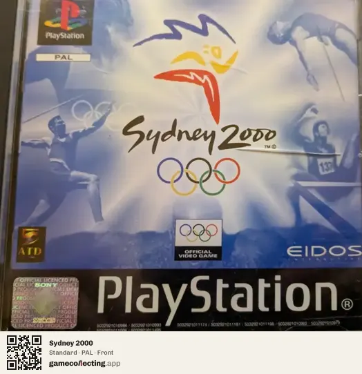 Sydney 2000 PlayStation, PAL box front
