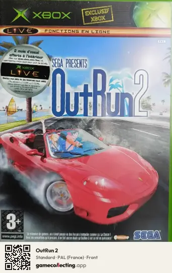 OutRun 2 Xbox, France box front