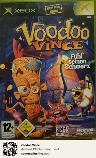 Voodoo Vince Xbox, Germany box front