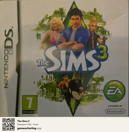The Sims 3 Nintendo DS, PAL box front