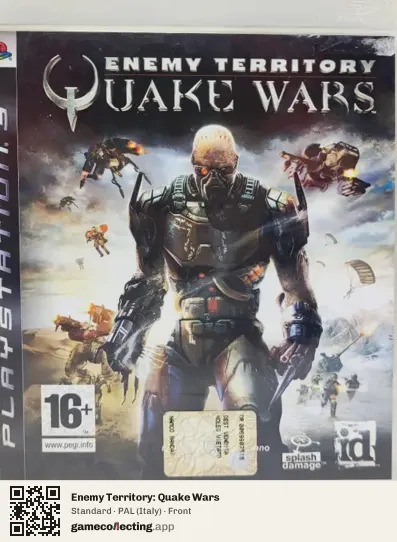 Enemy Territory: Quake Wars PlayStation 3, Italy box front