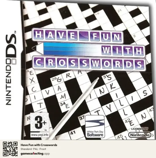 Have Fun with Crosswords Nintendo DS, PAL box front