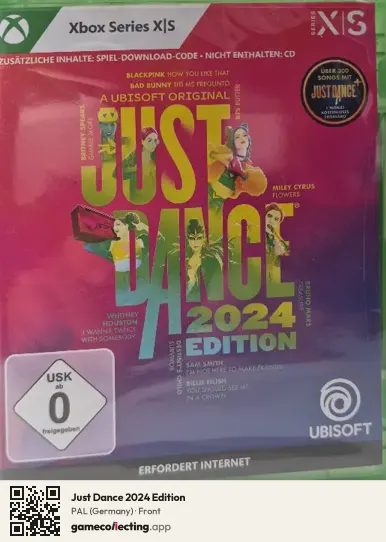 Just Dance 2024 Edition Xbox Series X, Germany box front