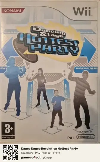 Dance Dance Revolution Hottest Party Nintendo Wii, France box front